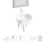 Комплект 6 в 1 Wellsee Lavinia Boho Bathroom Sink накладная раковина 42x42 см 3331108 20219444R 1