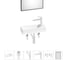 Комплект 6 в 1 Wellsee Lavinia Boho Bathroom Sink накладная/подвесная раковина 38x14 см 20219558R 1
