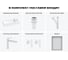 Комплект 6 в 1 Wellsee Lavinia Boho Bathroom Sink накладная/подвесная раковина 38x14 см 20219558R 12