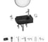 Комплект 7 в 1 Wellsee Lavinia Boho Bathroom Sink накладная/подвесная раковина 40x24 см 20219776R 1