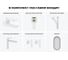 Комплект 6 в 1 Wellsee Lavinia Boho Bathroom Sink накладная/подвесная раковина 40x24 см 20219782R 13