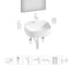 Комплект 7 в 1 Wellsee Lavinia Boho Bathroom Sink накладная раковина 42x42 см 3331108 20219464R 1