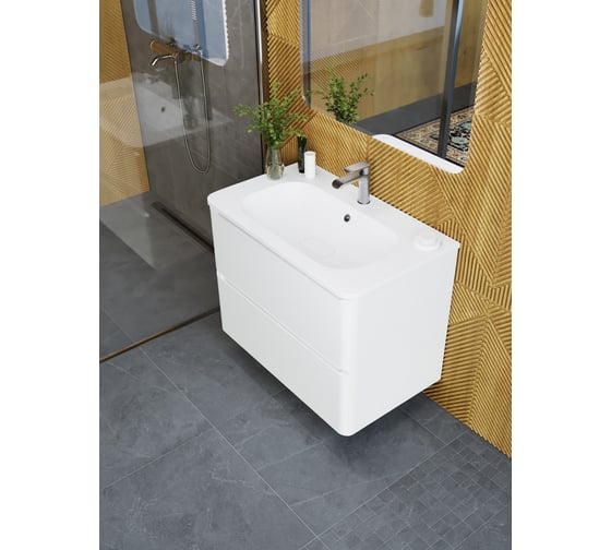 Раковина из искуственного мрамора Art&Max AM-LAV-800-MR-FN