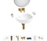 Набор Wellsee 6 в 1 Nexus Flex накладная раковина 50x39 см 32340200 20218641R 1