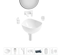 Набор Wellsee 6 в 1 Nexus Flex накладная раковина 38x36 см 32340100 20218634R