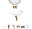 Набор Wellsee 5 в 1 Nexus Flex накладная раковина 60x42 см 32340300 20218645R 1