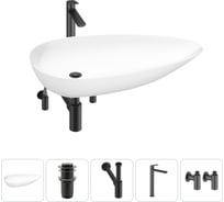 Набор Wellsee 5 в 1 Faze Moment накладная раковина 75x43 см 3378010 20212170R