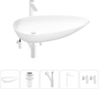 Набор Wellsee 5 в 1 Faze Moment накладная раковина 75x43 см 3378010 20212172R