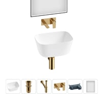 Набор Wellsee 5 в 1 Fontenay Paris накладная раковина 45x33 см 3233 20218669R