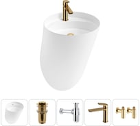 Набор Wellsee 5 в 1 M1 Limited Edition подвесная раковина 45x45 см 20215029R