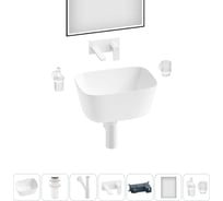 Набор Wellsee 6 в 1 Fontenay Paris накладная раковина 45x33 см 3233 20218674R