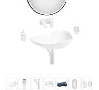 Набор Wellsee 6 в 1 Nexus Flex накладная раковина 60x42 см 32340300 20218650R