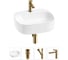 Набор Wellsee 4 в 1 Ideal накладная раковина 50x42 см 326902000, 18 20214105R 1