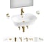 Набор Wellsee 8 в 1 Excellence Pro накладная/подвесная раковина 65x46 см 20219056R 1