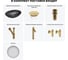 Набор Wellsee 7 в 1 Bliss накладная раковина 63x42 см 32820200S, 14 20218845R 12