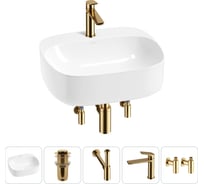 Набор Wellsee 5 в 1 Ideal накладная раковина 50x42 см 326902000, 18 20214109R