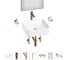 Набор Wellsee 7 в 1 Mint накладная раковина 38x38 см 338101000, 182 20218885R 1