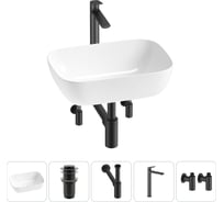 Комплект 5 в 1 Lavinia Boho Bathroom Sink накладная раковина 46x33 см 3331110 20215204R