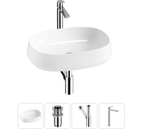 Комплект 4 в 1 Lavinia Boho Bathroom Sink накладная раковина 54x41 см 3331110 20215404R