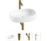 Комплект 4 в 1 Lavinia Boho Bathroom Sink накладная раковина 54x41 см 3331110 20215406R 1