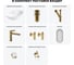 Комплект 7 в 1 Lavinia Boho Bathroom Sink накладная раковина 59x39 см 3331110 20219295R 13