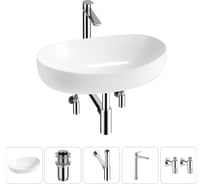 Комплект 5 в 1 Lavinia Boho Bathroom Sink накладная раковина 63x42 см 3331111 20215520R