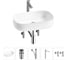 Комплект 5 в 1 Lavinia Boho Bathroom Sink накладная раковина 55x40 см 3331108 20215472R 1