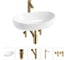 Комплект 5 в 1 Lavinia Boho Bathroom Sink накладная раковина 63x42 см 3331111 20215522R 1