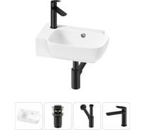 Комплект 4 в 1 Lavinia Boho Bathroom Sink накладная/подвесная раковина 40x24 см 20216394R
