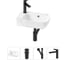 Комплект 4 в 1 Lavinia Boho Bathroom Sink накладная/подвесная раковина 40x24 см 20216394R 1