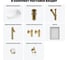 Комплект 7 в 1 Lavinia Boho Bathroom Sink накладная раковина 46x33 см 3331110 20219319R 13