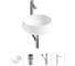 Комплект 4 в 1 Lavinia Boho Bathroom Sink накладная раковина 38x38 см 3331110 20215388R 1