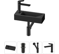 Комплект 4 в 1 Lavinia Boho Bathroom Sink накладная/подвесная раковина 38x14 см 20215932R