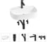 Комплект 5 в 1 Lavinia Boho Bathroom Sink накладная раковина 55x40 см 3331108 20215505R 1