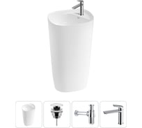 Комплект Wellsee 4 в 1 Lavinia Boho Bathroom Sink напольная раковина 50x45x89 см 3331 20215532R