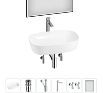 Набор Wellsee 6 в 1 Ground Breaking накладная раковина 61x39 см 337 20218613R