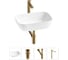 Комплект 4 в 1 Lavinia Boho Bathroom Sink накладная раковина 46x33 см 3331110 20215201R 1