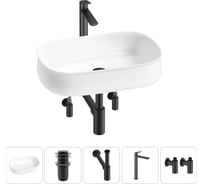 Комплект 5 в 1 Lavinia Boho Bathroom Sink накладная раковина 55x40 см 3331108 20215473R
