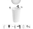 Комплект Wellsee 6 в 1 Lavinia Boho Bathroom Sink напольная раковина 50x45x88,5 см 33 20219406R 4