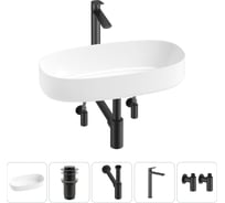 Комплект 5 в 1 Lavinia Boho Bathroom Sink накладная раковина 68x36 см 3331112 20215850R