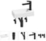 Комплект 5 в 1 Lavinia Boho Bathroom Sink накладная/подвесная раковина 37x18 см 20215866R 1