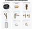 Набор Wellsee 8 в 1 Praxis накладная раковина 46x46 см 32940700S, 1 20218832R 13