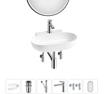 Комплект 6 в 1 Lavinia Boho Bathroom Sink накладная/подвесная раковина 58x40 см 20219281R