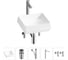 Комплект 5 в 1 Lavinia Boho Bathroom Sink накладная раковина 38x38 см 3331110 20215424R 1