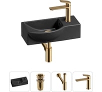 Комплект 4 в 1 Lavinia Boho Bathroom Sink накладная/подвесная раковина 40x23 см 20216073R