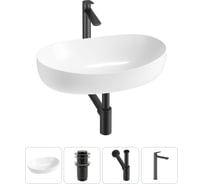 Комплект 4 в 1 Lavinia Boho Bathroom Sink накладная раковина 63x42 см 3331111 20215517R
