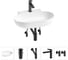 Комплект 5 в 1 Lavinia Boho Bathroom Sink накладная/подвесная раковина 58x40 см 20215140R 1