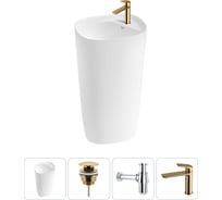 Комплект Wellsee 4 в 1 Lavinia Boho Bathroom Sink напольная раковина 50x45x89 см 3331 20215534R