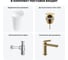 Комплект Wellsee 4 в 1 Lavinia Boho Bathroom Sink напольная раковина 50x45x89 см 3331 20215534R 3