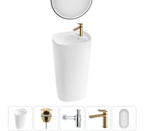Комплект Wellsee 5 в 1 Lavinia Boho Bathroom Sink напольная раковина 50x45x88,5 см 33 20219403R
